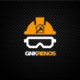 GNK Renovations logo: orange hard hat and safety goggles